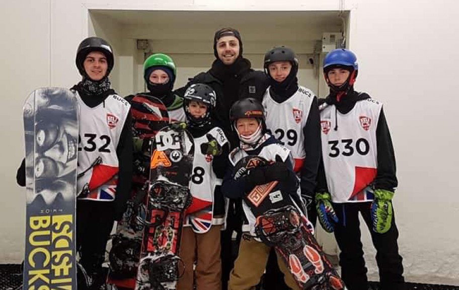 Hemel Riders Podium at 2017 English Slopestyle Champs